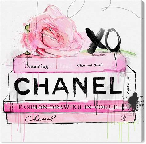 oliver gal chanel print|Oliver Gal 'Dripping Roses and Chanel' The Floral and Botanical .